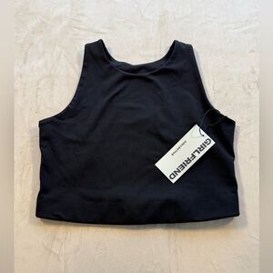 Girlfriend Collective Dylan Tank Bra Black XL NWT